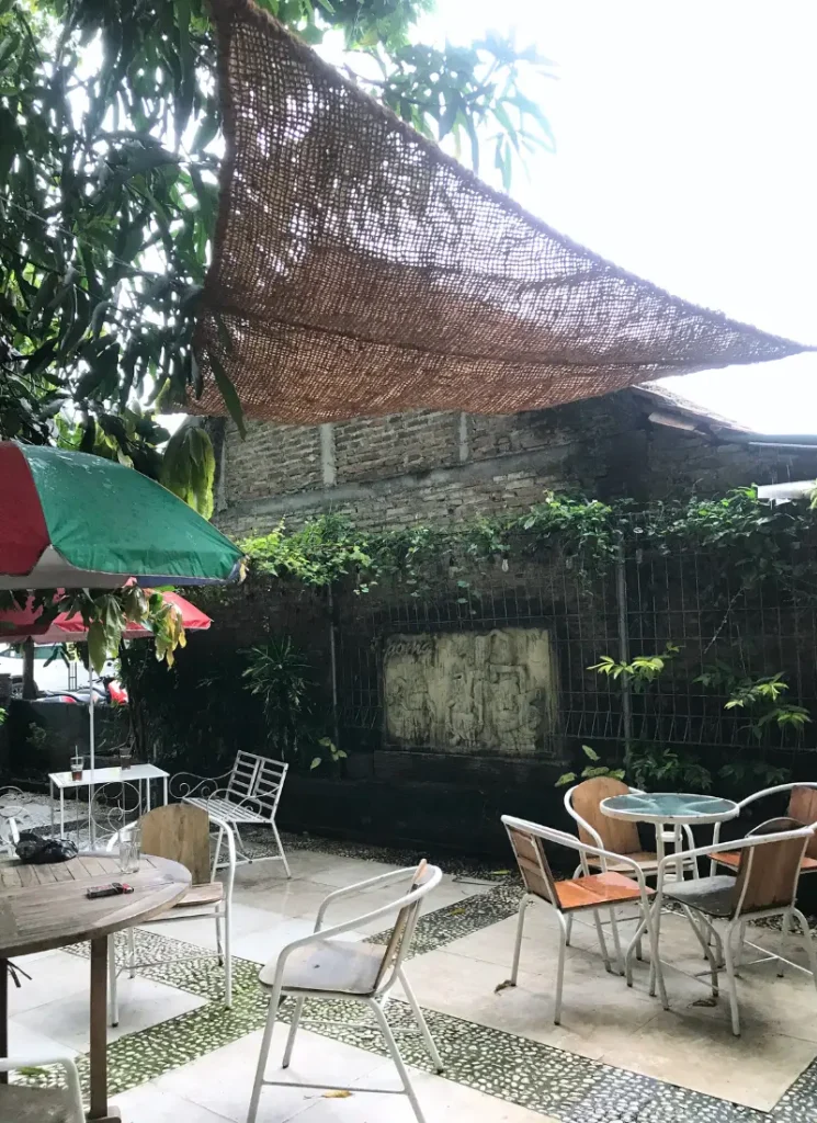 Decorative Roofing in Cafe