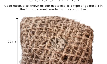 Geotextile for Gardening Made from Coco Fiber