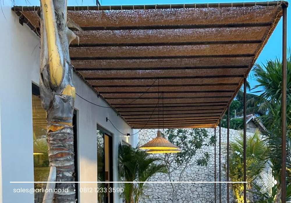 natural pergola shade