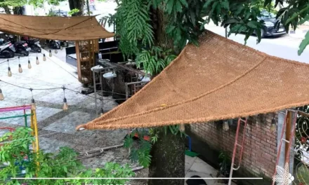 Creating a Natural Pergola Shade with Coir Fiber